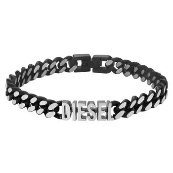 DX1386040 STEEL BRACELET Silver [Diesel] Men s [Item]