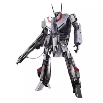 DX Chogokin Super Dimension Fortress Macross Valkyrie CHOGOKIN 50th Эксклюзивная 300 мм ABS литая под давлением ПВХ окрашенная подвижная фигурка VF-1J приблизительная. (Истребитель) & & серый
