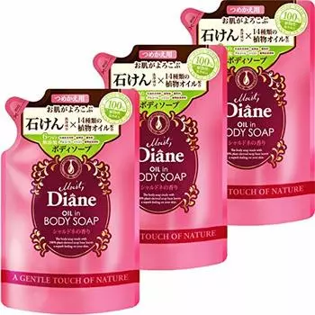 DX (Deluxe) Moist Diane DX Body Soap Chardonnay Refill 400ml x 3 pieces