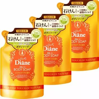 DX Moist Diane DX Мыло для тела Цитрусовый букет Сменный блок 400 мл x 3 шт. (Делюкс)