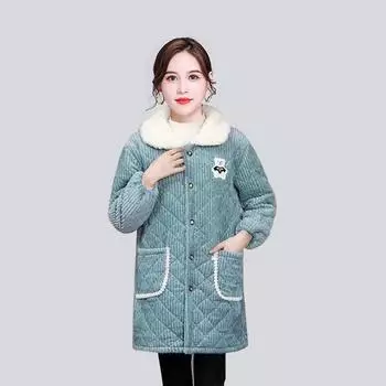 DX~~ Новое хлопковое пальто, осенне-зимняя куртка, теплая флисовая утолщенная куртка с длинными рукавами M