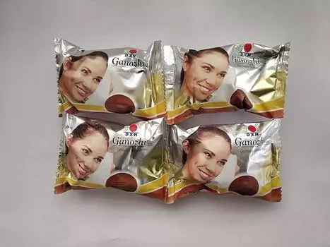 DXN мыло Ganozhi с ганодермой очищает и увлажняет кожу - 75 г (4 коробки)