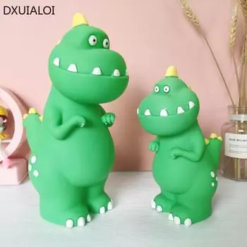 DXUIALOI креативная цветная картина мультфильм милый динозавр копилка детский подарок устойчивая к падениям копилка украшение для дома