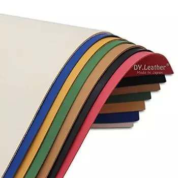 DY.Leather Tanned Leather Craft Parts, Black Leather, 210 x 297 mm, 1.0 mm Thick, Natural, Textured, Dry Clean Only