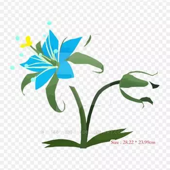 Дыхание полевого цветка Легенда о дыхании железа на термопереносной печати виниловые нашивки-наклейки для одежды DIY аппликации моющиеся нашивки