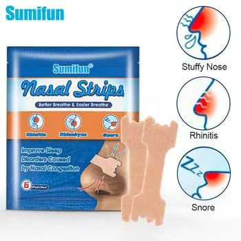 Дыхательная полоска для носа Sleep Aid, полоска для носа от храпа, пластырь от храпа помогает остановить храп и заложенность носа Sleep