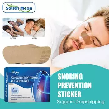 Дыхательная помощь Назальные полоски Против храпа Предотвращают апноэ Лечение заложенности носа Улучшение ночного сна Лучше дыши Наклейка на нос 10pcs Boxed