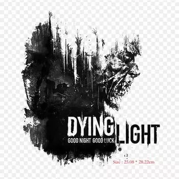 Dying Light The Follow Dying Light The Follow Vi Утюг на термопереносной печати Виниловые нашивки Наклейка для одежды DIY Аппликации Моющиеся нашивки