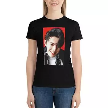 Dylan Wang - Meteor Garden Футболка Винтажная одежда Топы больших размеров Женская одежда S белый