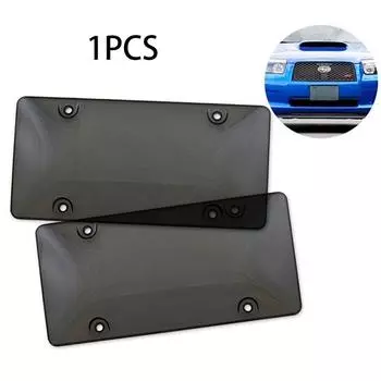 Дымчатая прозрачная крышка номерного знака рамка щиток тонированный пузырьковый плоский автомобиль прозрачный