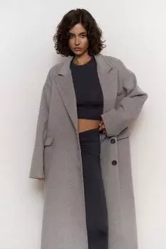 Дымчатое пальто оверсайз Lowen
