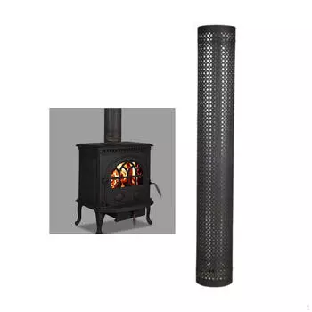 Дымоход искрогаситель антиожоговая сетка крышка печи трубы Mouth Diameter 125mm