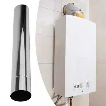 Дымоход из нержавеющей стали, прямая выхлопная труба 20 см/30 см/40 см, дымоход, печь, выхлопная труба, дымоход, наружная часть дровяной печи