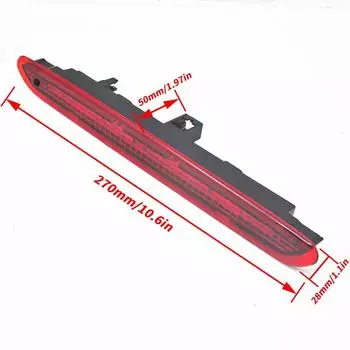 Дымовые линзы красный светодиодный 3-й третий стоп-сигнал задний стоп-сигнал для Fiat Punto Evo Abarth Grande Punto 2008-2012 красный