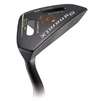Dynagolf Dynamics Tour Chipper 34 дюйма Угол наклона 32 градуса Стальной стержень Утолщенная рукоятка Dynagolf Tour Chipper Черный Зеленый Мужской зелёный