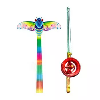 Dynamic Plastic Eagle Kite 30 Meter Flying Bird Kites Large Eagle Kites Garden Outdoor Sports Type A