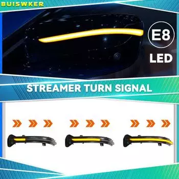 Dynamic Turn Signal Light For BMW 3 5 6 7 8 Series G20 G30 Flowing Water Blinker Flashing Light жёлтый