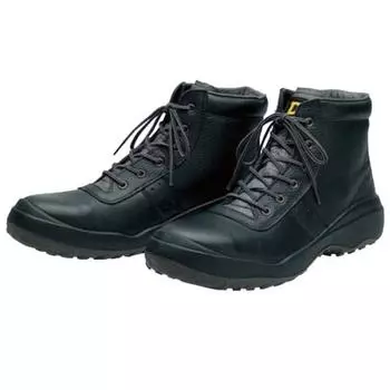 Dynasty Comfort Safety High Cut Resin Made of JIT T8101 S Type E Passed DC803 Black [Donkel] Shoes, Sneakers, Lace-up, High-Tech Toecap, Leather, (D чёрный