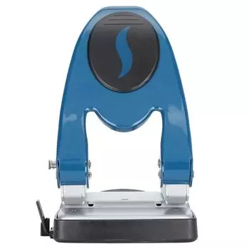 Дырокол 2 отверстия 50 листов ручной труд экономия утолщенные прочные офисные принадлежности синий