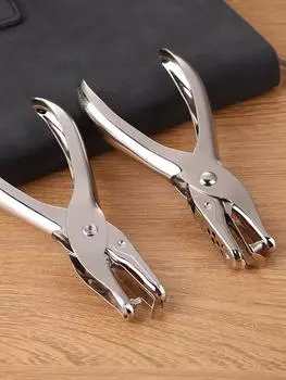 Дырокол 3/6 мм из нержавеющей стали, однодырочник, портативная ручка, многофункциональный инструмент для дома, школы, офиса