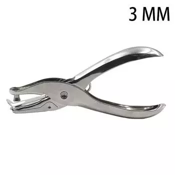 Дырокол 3/6 мм, портативный дырокол с одним отверстием, бумажный материал, скрапбукинг, переносной металл, офисные принадлежности для переплета A2