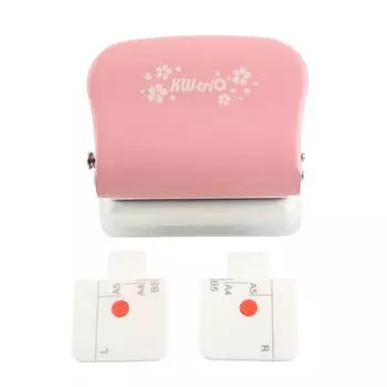 Дырокол 99H9 26 отверстий 30 отверстий 20 отверстий Бумага A4 B5 A5 LooseLeaf Ручной дырокол Розовый