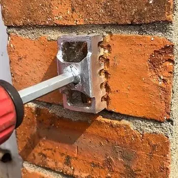 Дырокол Быстрый квадратный дырокол Кабельный лоток Электрический настенный открыватель отверстий Бетон серебряный