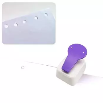 Дырокол для бумаги, пружинный рычаг, легко нажимается, простота в эксплуатации, нескользящий, против трещин, детский образовательный перфоратор для бумаги, канцелярские товары фиолетовый