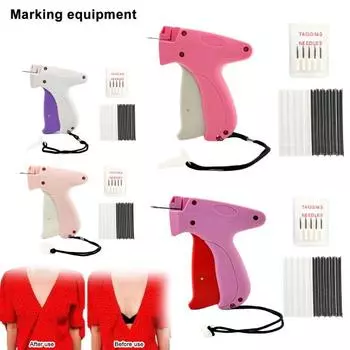 Дырокол для ценников Инструмент для прикрепления этикеток на одежду Не стежок Дырокол для прикрепления ценников белый