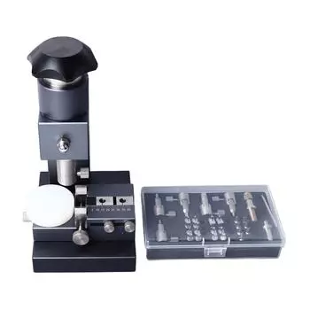 Дырокол для часового ремешка предотвращает скольжение стального ремешка с 12-шт. пробойной головкой для часовщика серый