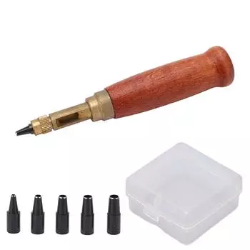 Дырокол для кожи, отличное качество изготовления, дырокол для ремня со сменным дыроколом для кожи своими руками