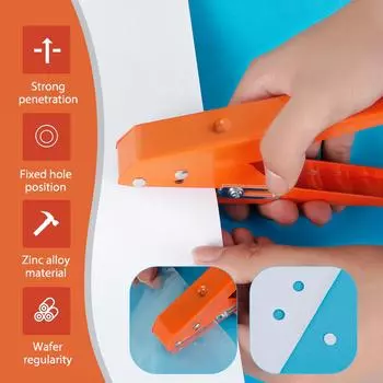 Дырокол для одного отверстия 15 мм, мощный дырокол, переносной дырокол для кромкооблицовочных работ с регулируемой винтовой крышкой, круглое отверстие