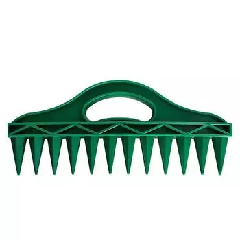 Дырокол для посева, Multi Dibbers, 12 отверстий, ручной Dibber, инструмент для посадки растений, для посадки луковиц, овощей, чеснока One Size