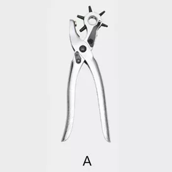 Дырокол для ремня с несколькими размерами отверстий, инструмент для изготовления кожаных дыроколов light handle drilling pliers