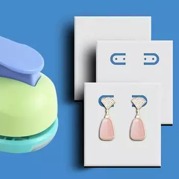 Дырокол для скрапбукинга, серьги, дырокол для карточек, ремесло, ситцевая печать, поделки своими руками