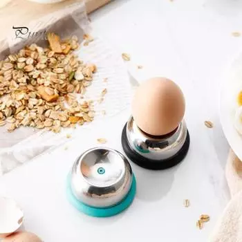 Дырокол для вареных яиц, нержавеющая сталь, инструмент для прокалывания яиц, инструмент для удаления скорлупы, легко очищает яйца, пирсинг для вареных яиц чёрный