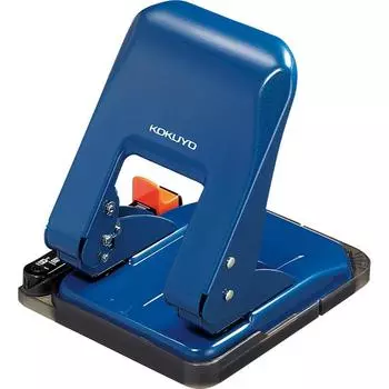 Дырокол KOKUYO на 2 отверстия, руководство по размеру бумаги Rakuake, в комплекте 37 листов, синий PN-G37B синий