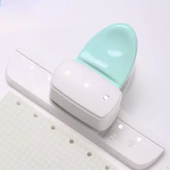 Дырокол на 3 отверстия для бумаги Легкий 19 мм расстояние Инструмент для пробивания Дырокол для файла-папки Поделки