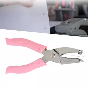 Дырокол с одним отверстием, металлический ручной самодельный дырокол с ручкой для бумажных открыток, подарочных бирок, поздравлений, 1.5mm Round