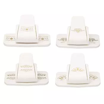 Дыроколы для поделок, инструмент для создания успеха, симпатичный многофункциональный портативный дырокол для краев бумаги для презентаций в скрапбукинге Skirt Edges Pattern Large Size