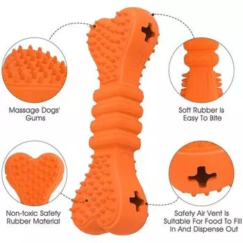 Дырявые игрушки для заточки зубов домашних животных, чистящие игрушки для собак, натуральный каучук, гибкие, устойчивые к укусам, креативные дырявые мячи, товары для животных