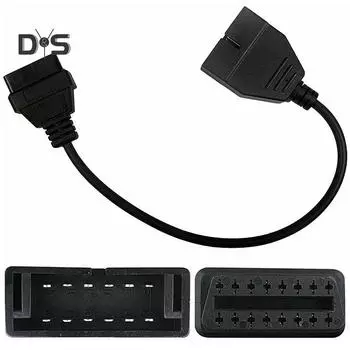 DYS Auto Shop 12-контактный на 16-контактный OBD2 диагностический преобразователь адаптера кабеля линейный разъем для GM