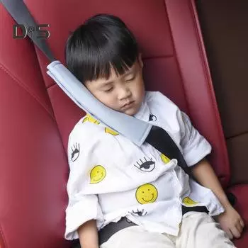 DYS Auto Shop Автомобильный ремень безопасности Ремень Мягкий плюшевый подголовник Плечевая накладка Чехол красный