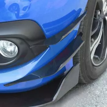 DYS Auto Shop Универсальный ABS автомобильный передний бампер спойлер автомобильный сплиттер плавники аксессуары