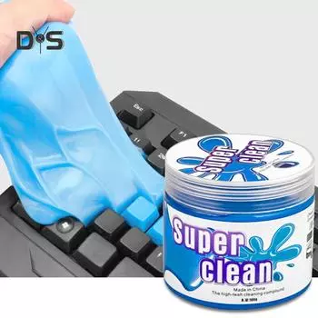 DYS Автомагазин Автомобильный компьютер Crystal Magic Dust Putty Чистящий гель Slime жёлтый