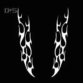DYS автомагазин пожароотражающие наклейки на капот автомобиля украшения чёрный