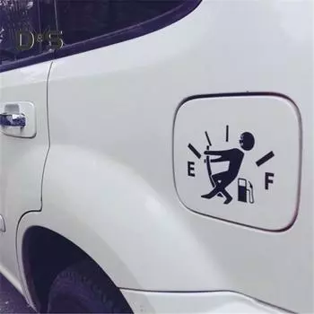 DYS Автомагазин Указатель уровня топлива автомобиля Крышка масляного бака кузова Наклейки на окно Декор чёрный