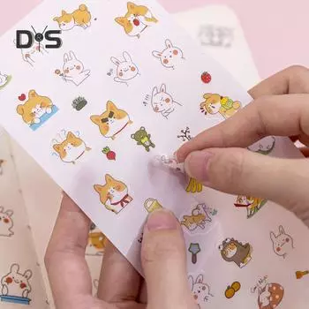 DYS канцелярские принадлежности 6 шт. детские наклейки для собак дневник записки книга стены DIY клейкая наклейка