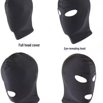 Дышащая эластичная бондажная маска для глаз с открытыми глазами и ртом для пар