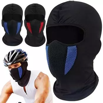 Дышащая Балаклава, мотоциклетная полнолицевая маска, мотоциклетная велосипедная маска, шлем для мотокросса, капюшон, маска для езды на шею, маска для лица